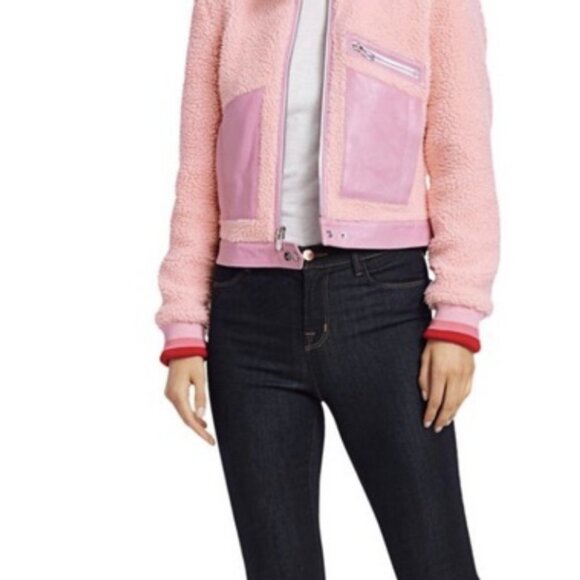 The Mighty Company Shearling + Leather Jacket | XS - Picture 3 of 11